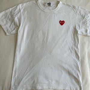 Authentic Comme Des Garçons Play Heart Tee